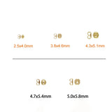 14K filled Ear clip earring back for DIY Jewelry 5pairs