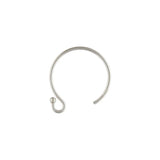 14K Filled Round Ball Bead Earring Hooks 925 Silver Circle Jewelry Making
