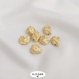 14K Gold Irregular Stone Spacer Beads DIY Bracelet Necklace