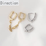 14K Gold-plated French U-shaped Small Earrings