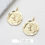 14K Leaf Pendant Jewelry Making Supplies