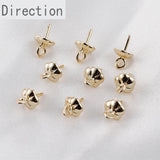 14K Package Protection Copper Plating Real Base Cap DIY Beads Pearl Cap Pendant