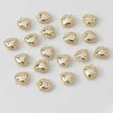 14K Real Preservation Niche Love Pendant DIY Pearl Earrings Necklace Accessories