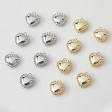 14K Real Preservation Niche Love Pendant DIY Pearl Earrings Necklace Accessories
