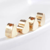 14K Real Filled 5MM Heart Necklace Bracelet Beads for Jewelry Making