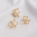 14K Real Filled Copper Star Charms Pendants 13MM DIY Jewelry Making