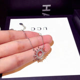 14K Zircon AA All Match Necklace Banquet Party Accessories