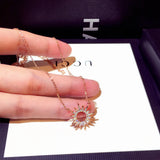 14K Zircon AA All Match Necklace Banquet Party Accessories