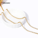 14K Gold Plated Cable Chain 4mm*3mm DIY Necklace Chain, Jewelry Making Supplies