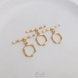 14K Copper Feather Buckles Lobster Clasps OT Hooks DIY Jewelry Findings