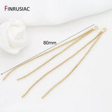 14K Plated Tassel Pendant for Earrings DIY Making