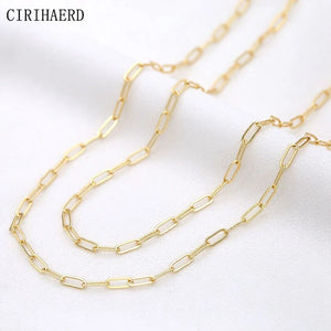 14K Gold Plated Chain for DIY Jewelry Making - Necklace Supplies