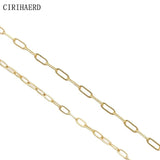 14K Gold Plated Chain for DIY Jewelry Making - Necklace Supplies