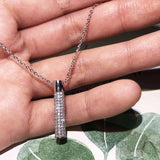 14K Oval Necklace Pendants for Women and Men, Fine Jewelry