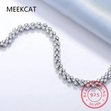 14K Roman Lab Moissanite Diamond Bracelet