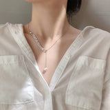 14K Tahitian Pearl Pendant Necklace Silver Jewelry Naszyjnik Wedding Girls