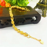 14K Yellow Bracelet Delicate Charms Jewelry Gift