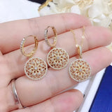 14K Yellow Necklace Pendant for Women Pierscionki Jewelry joyas