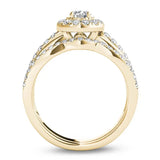 2 Carat Moissanite Yellow Ring for Women