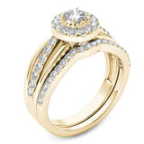 2 Carat Moissanite Yellow Ring for Women