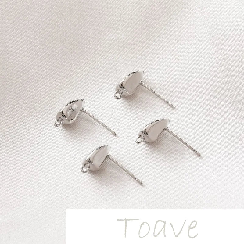 Irregular 14K Bag with Coffee Bean Stud Earrings