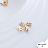 14K Melon Seed Buckle Pendant Necklace DIY Jewelry Accessory