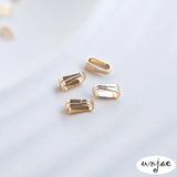 14K Melon Seed Buckle Pendant Necklace DIY Jewelry Accessory