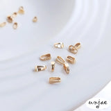 14K Melon Seed Buckle Pendant Necklace DIY Jewelry Accessory