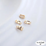 14K Melon Seed Buckle Pendant Necklace DIY Jewelry Accessory