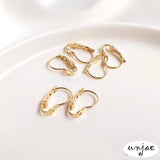 14K Real Color-Preserving Spring Ear Hook Earring Accessories