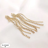 14K Zircon Pearl Tassel Earrings DIY Jewelry Pendant