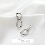 14K Gold-Plated Double-Buckled Earrings