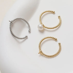 14K Electroplated Fried Dough Twists Ring Holder