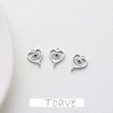 14K Electroplating Love Eyes Double Hanging DIY Jewelry Making Material