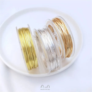 14K 18K Bright Silver 0.75 Square Wire DIY Jewelry Materials
