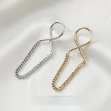 14K Cross Chain Earrings DIY Hand-made Material Accessories