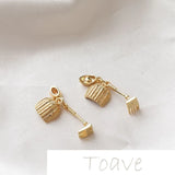 14K Gold-Clad Chinese Lucky Jinbao 3-in-1 Pendant Jewelry Set