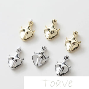 14K Gold-Clad Mini Kettle Bottle Necklace Earring Material