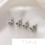14K Gold-Clad Bell Pendant Earring Accessories