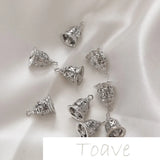 14K Gold-Clad Bell Pendant Earring Accessories
