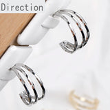 14K Clad Copper Plated Silver Pin Earrings