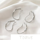 14K Gold-Clad Large Ear Clip Earring DIY Material