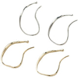 14K Gold-Clad Large Ear Clip Earring DIY Material
