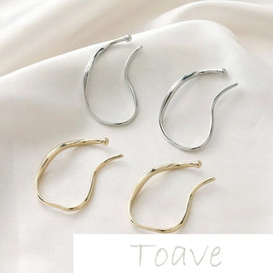 14K Gold-Clad Large Ear Clip Earring DIY Material
