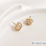 Real Crown Zircon DIY Hand Accessories 2PCS