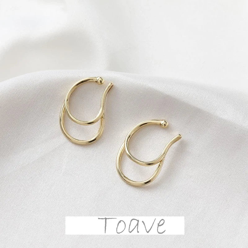 14K Gold-Clad Copper-Plated Ear Clip