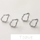 14K Gold-Clad Color-Preserving Twist Earrings DIY Accessory