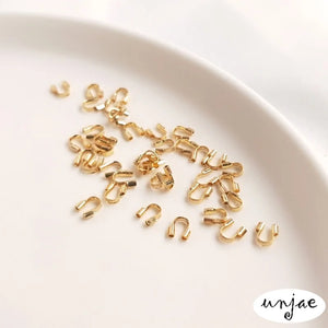 14K Gold-Coated U-Shaped Horseshoe Buckle Steel Wire DIY Accessories