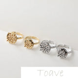 14K Gold-Coated Shower Head Net Plate Bottom Ring DIY Material Accessories