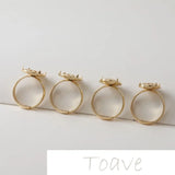 14K Gold-Coated Shower Head Net Plate Bottom Ring DIY Material Accessories